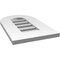 Ekena Millwork Round Top Surface Mount PVC Gable Vent: Functional, w/ 3-1/2"W x 1"P Standard Frame, 12"W x 20"H GVPRT12X2001SF - alternate 5